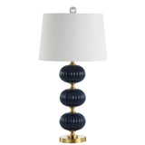 Carter 29.7" Glass LED Table Lamp - JONATHAN Y
