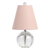 Goddard 16" Crystal Ball/Metal LED Table Lamp - JONATHAN Y