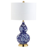 Lee 27" Ceramic Chinoiserie LED Table Lamp - JONATHAN Y
