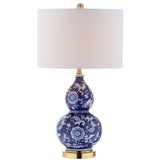Lee 27" Ceramic Chinoiserie LED Table Lamp - JONATHAN Y