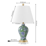 Grace 24" Floral LED Table Lamp