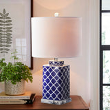 Clarke 23" Chinoiserie LED Table Lamp - JONATHAN Y