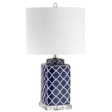 Clarke 23" Chinoiserie LED Table Lamp - JONATHAN Y