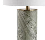 Swirl 20.5" Ceramic LED Table Lamp - JONATHAN Y