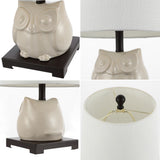 Justina 16" Ceramic Mini LED Table Lamp - JONATHAN Y