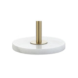 June 65" Adjustable Metal/Marble LED Floor Lamp