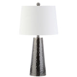 Wells 26" Hammered Metal LED Table Lamp - JONATHAN Y