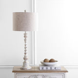 Regent 33" Rustic Resin LED Table Lamp - JONATHAN Y