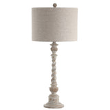 Regent 33" Rustic Resin LED Table Lamp - JONATHAN Y