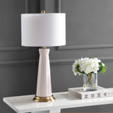 Hartley 29" Ceramic Column LED Table Lamp - JONATHAN Y
