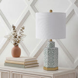 Diana 23.5" Ginger Jar Ceramic/Metal LED Table Lamp