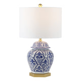Gretchen 25" Ginger Jar Ceramic/Metal LED Table Lamp