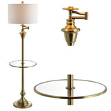 Cora 60" Metal/Glass LED Side and Floor Lamp