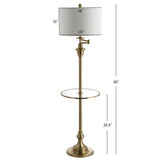 Cora 60" Metal/Glass LED Side and Floor Lamp