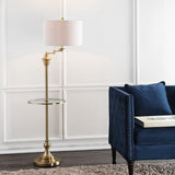 Cora 60" Metal/Glass LED Side and Floor Lamp