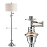 Cora 60" Metal/Glass LED Side and Floor Lamp