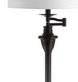 Cora 60" Metal/Glass LED Side and Floor Lamp
