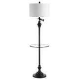 Cora 60" Metal/Glass LED Side and Floor Lamp