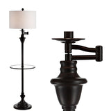 Cora 60" Metal/Glass LED Side and Floor Lamp