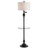 Cora 60" Metal/Glass LED Side and Floor Lamp