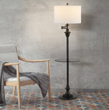Cora 60" Metal/Glass LED Side and Floor Lamp