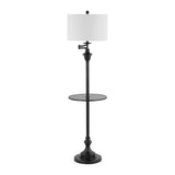 Cora 60" Metal/Glass LED Side and Floor Lamp