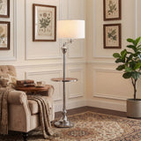 Cora 60" Metal/Glass LED Side and Floor Lamp