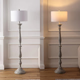 Trisha 61.5" Resin Spindle LED Floor Lamp