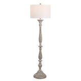 Trisha 61.5" Resin Spindle LED Floor Lamp