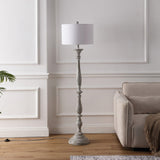 Trisha 61.5" Resin Spindle LED Floor Lamp