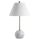Miami 29" Minimalist Resin/Metal LED Table Lamp - JONATHAN Y