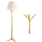 Arbor 63.5" Faux Bois Resin LED Floor Lamp