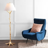 Arbor 63.5" Faux Bois Resin LED Floor Lamp
