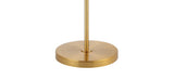 Kathryn Classic 60" Iron/Seeded Glass Adjustable Head Modern LED Floor Lamp - JONATHAN Y
