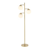 Ellie 66" Modern Vintage Iron LED Floor Lamp
