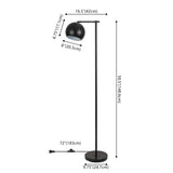 Eva 58.5" Modern Contemporary Iron LED Floor Lamp