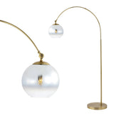 Nora 71" Coastal Vintage Iron LED Floor Lamp - JONATHAN Y