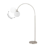 Nora 71" Coastal Vintage Iron LED Floor Lamp