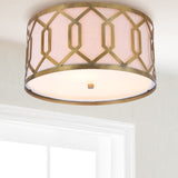 Hex Metal LED Flush Mount - JONATHAN Y