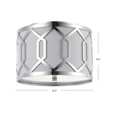 Hex Metal LED Flush Mount - JONATHAN Y