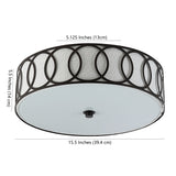 Aria Metal LED Flush Mount