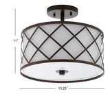 Elizabeth Metal LED Flush Mount - JONATHAN Y