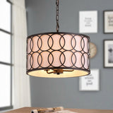 Loop 16" Metal LED Pendant Oil Rubbed Bronze / 3 Sockets – MAIN-ROOM