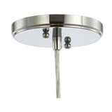 Cleo 5.5" Adjustable Metal/Glass LED Pendant - JONATHAN Y