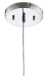 Ferano 9" Adjustable Metal/Glass LED Pendant - JONATHAN Y