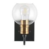 Marais Iron/Glass Rustic Vintage LED Vanity Light - JONATHAN Y