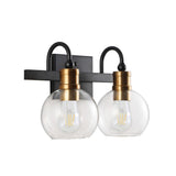 Marais Iron/Glass Rustic Vintage LED Vanity Light - JONATHAN Y