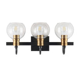 Marais Iron/Glass Rustic Vintage LED Vanity Light