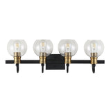 Marais Iron/Glass Rustic Vintage LED Vanity Light