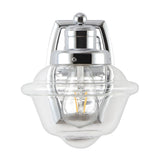 Orleans Iron/Glass schoolhouse LED Vanity Light - JONATHAN Y